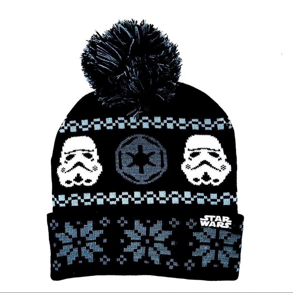 Disney Star Wars Storm Trooper Movie Winter Hat Beanie Mens Womens Gift - Picture 5 of 7